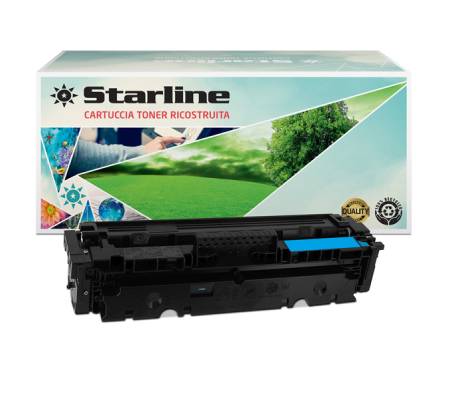 Toner Ricostruito per HP 415A - ciano - W2031A - 2100 pagine - Starline - K18642TA - 8025133129659 - DMwebShop