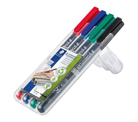 Pennarello Astucci Lumocolor permanent 313 - punta 4 mm - colori assortiti - Staedtler - 313WP4 - 4007817308431 - DMwebShop - 1