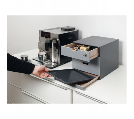 Vassoio Coffee Point - 1,3 x 24,2 x 32,9 cm - ABS - nero - Durable - 3387-58 - DMwebShop - 1