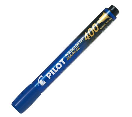 Marcatore permanente Markers 400 - punta a scalpello - 4,5 mm - blu - conf. 12 pezzi - Pilot - 002711 - 4902505511196 - DMwebShop - 1