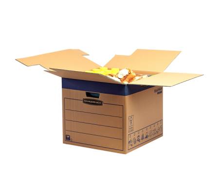 Scatola Smooth Move Prime - per traslochi - 85 lt - conf. 5 pezzi - Bankers Box - 6205301 - 50043859607049 - DMwebShop - 1
