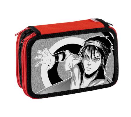 Astuccio 3 Zip Manga - 13 x 20 x 7,5 cm - fantasie assortite - conf. 12 pezzi - Favorit - 400184012 - 8006779051146 - DMwebShop - 5