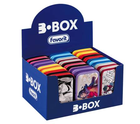 Astuccio 3 Zip Manga - 13 x 20 x 7,5 cm - fantasie assortite - conf. 12 pezzi - Favorit - 400184012 - 8006779051146 - DMwebShop - 7