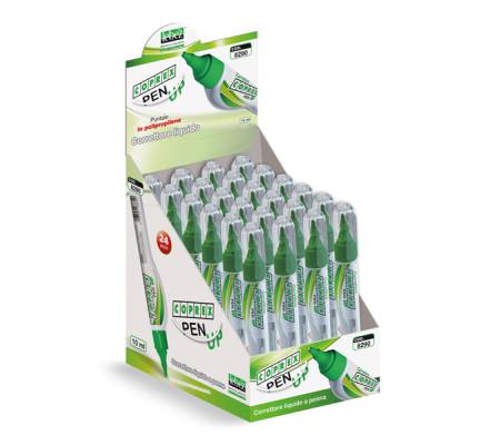 Correttore a penna Coprex Pen - 10 ml - punta in PPL - conf. 24 pezzi - Lebez - 8290 - 8007509068700 - DMwebShop - 1