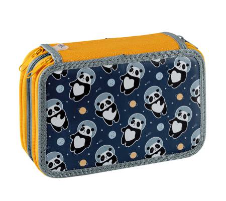 Astuccio 3 Zip Fantasy - 13 x 20 x7,5 cm - colori assortiti - conf. 12 pezzi - Favorit - 400184015 - 8006779051047 - DMwebShop - 2