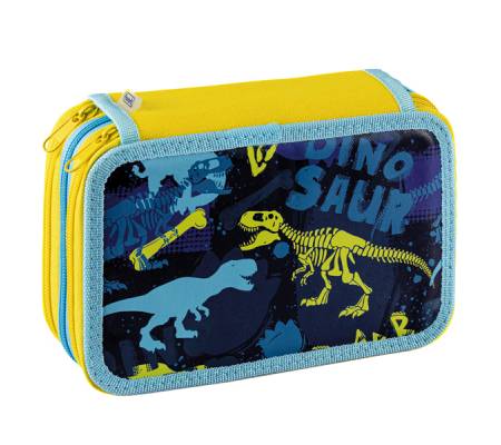 Astuccio 3 Zip Fantasy - 13 x 20 x7,5 cm - colori assortiti - conf. 12 pezzi - Favorit - 400184015 - 8006779051047 - DMwebShop - 3