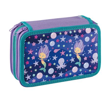 Astuccio 3 Zip Fantasy - 13 x 20 x7,5 cm - colori assortiti - conf. 12 pezzi - Favorit - 400184015 - 8006779051047 - DMwebShop - 6