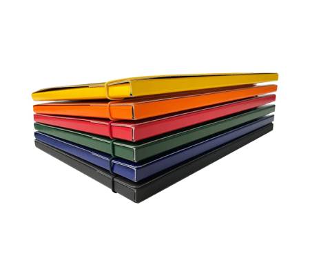 Cartella con elastico tondo - dorso 1 cm - blu - conf. 5 pezzi - Starline - CP01ELBL-STL5300 - 8025133127907 - DMwebShop - 1