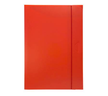 Cartella progetto con elastico - 24 x 35 cm - dorso 3 cm - rosso - conf. 10 pezzi - Fellowes - U140-RO - 8015687007206 - DMwebShop - 1