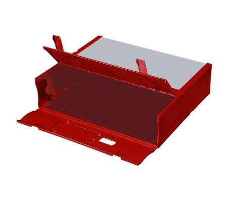 Scatola archivio Combi Box E600 - dorso 9 cm - 29,8 x 36,2 cm - rosso - Fellowes - E600RO - 8015687021981 - DMwebShop - 2