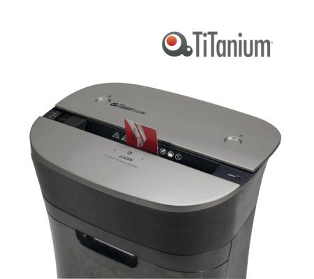 Distruggidocumenti - a frammenti - 19 lt - Titanium - TS512XN - 8025133102737 - DMwebShop - 2
