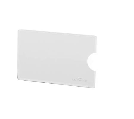 Tasca porta carte di credito RFID Secure - PPL - 5,4 x 8,7 cm - trasparente-argento - conf. 3 pezzi - Durable - 8903-19 - 4005546984605 - DMwebShop - 1