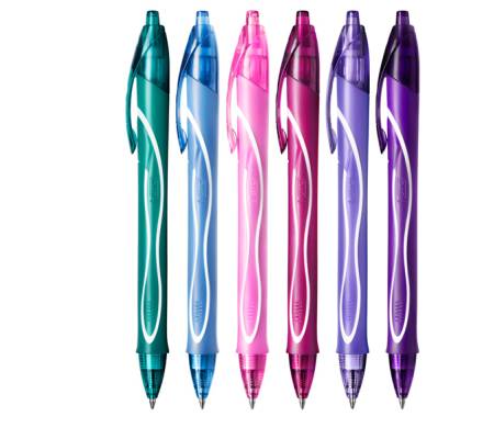 Penna gel scatto Geolocity Quick Dry - punta 0,7 mm - 10 colori assortiti - conf. 30 pezzi - Bic - 999460 - 3086123632943 - DMwebShop - 2