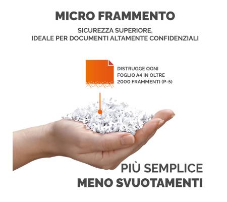 Distruggidocumenti LX-201 - a microframmenti - nero - Fellowes - 5050001 - 50043859751513 - DMwebShop - 3