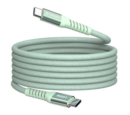 Cavo USB-C to USB-C - 100W - Verde - 120 cm - Verbatim - 31855 - 23942318552 - DMwebShop
