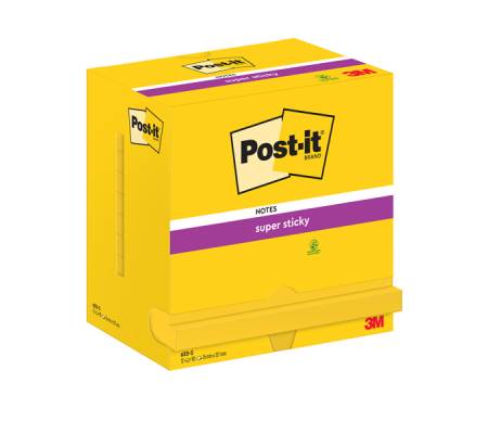 Blocco foglietti Super Sticky - giallo oro - 76 x 127 mm - 90 fogli - conf. 12 pezzi - Post-it - 7100290188 - 4001895877117 - DMwebShop - 1