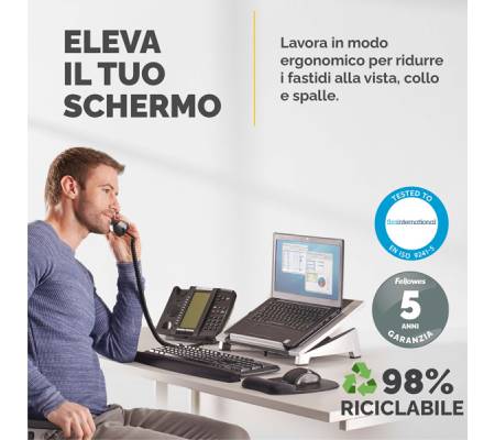 Supporto notebook Office Suites - Fellowes - 8032001 - 43859470952 - DMwebShop - 2