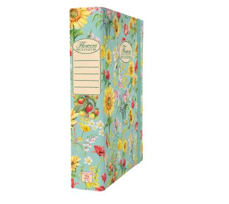 Cartella progetti Nature Flowers - 26 x 34 cm - dorso 7 cm - con elastico - conf. 3 pezzi - Pigna - 0089255D7 - 8005235009585 - DMwebShop - 2