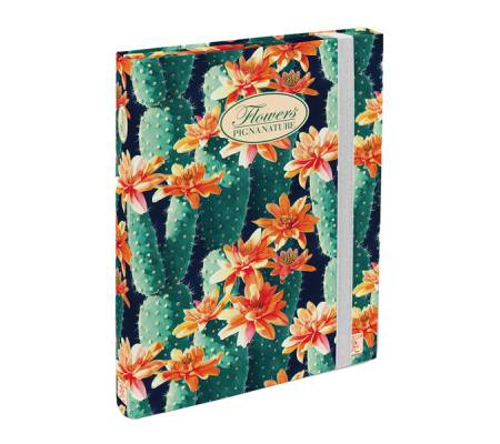 Cartella progetti Nature Flowers - 26 x 34 cm - dorso 7 cm - con elastico - conf. 3 pezzi - Pigna - 0089255D7 - 8005235009585 - DMwebShop - 3