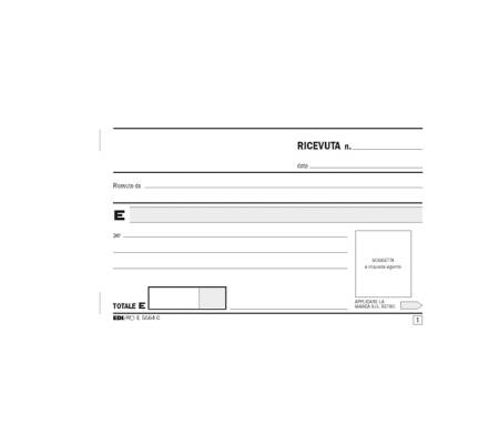 Blocco ricevute generiche - 33 fogli 3 copie autoricalcanti - 9,9 x 17 cm - Edipro - E5564CT - CONFE5564CTPZ10 - DMwebShop - 1