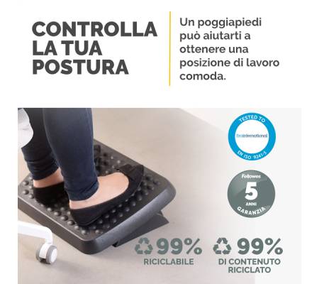 Poggiapiedi standard - Fellowes - 48121-70 - 77511481215 - DMwebShop - 3