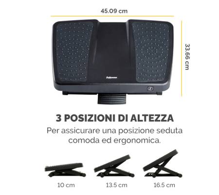 Poggiapiedi Ultimate Professional Series - Fellowes - 8067001 - 43859625086 - DMwebShop - 1