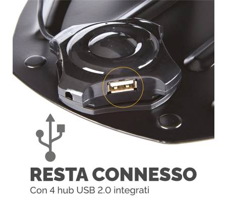Supporto notebook Professional Series - hub USB - leggio - Fellowes - 8024602 - 43859611164 - DMwebShop - 4