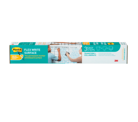 Lavagna cancellabile Flex Write Surface - in rotolo - 121,9 x 182,9 cm - Post-it - 7100198315 - DMwebShop - 1