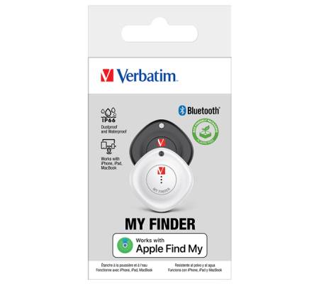 My Finder nero-bianco Bluetooth Tracker - Confezione Doppia - Verbatim - 32131 - 23942321316 - DMwebShop - 1