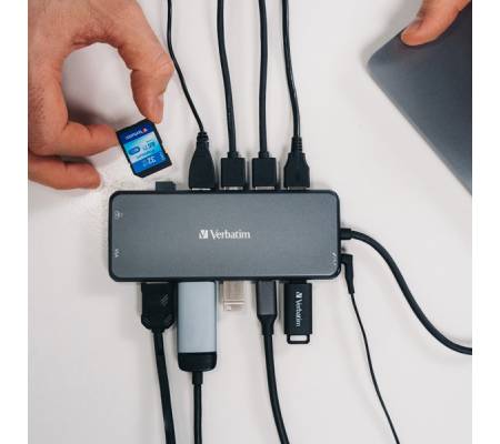 USB-C Pro Multiport Hub 14 Port CMH-14 - Verbatim - 32154 - 23942321545 - DMwebShop - 2