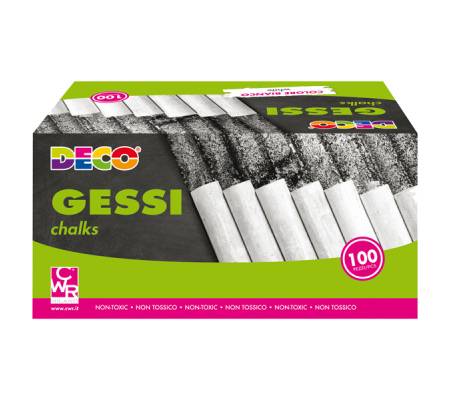 Gessetti tondi - Ø 10 x 81 mm - bianco - Scatola 100 gessetti tondi - Deco - MY-W100 - MY/W100 - 8004957068078 - DMwebShop