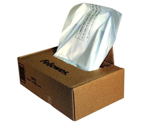 Sacchetto per distruggidocumenti 121-143 lt - conf. 50 pezzi - Fellowes - 3605801 - 50043859487115 - DMwebShop