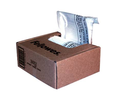 Sacchetto per distruggidocumenti - 23-28 lt - conf. 100 pezzi - Fellowes - 36052 - 10077511360524 - DMwebShop