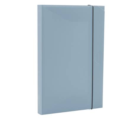 Cartella progetto con elastico HOLOS - 34,5x23,5 cm - dorso 3 cm - azzurro - Fellowes - 100102109 - 43859802227 - DMwebShop