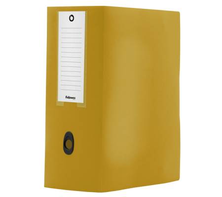 Scatola progetto Plus HOLOS - 25 x 35 cm - dorso 15 cm - giallo sabbia - Fellowes - 100102118 - 43859802319 - DMwebShop