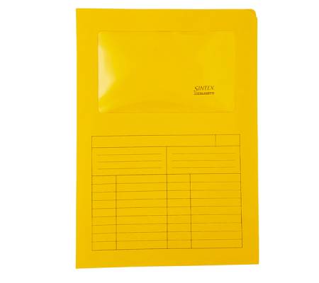 Cartelline a L con finestra Sintex - cartoncino 120 gr - 22 x 31 cm - mix 5 colori - conf. 20 pezzi - Blasetti - 576 - 8007758005761 - DMwebShop - 5