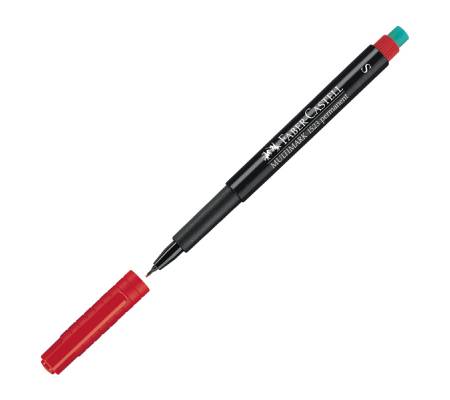 Pennarello Multimark universale permanente con gomma - punta superfine 0,4 mm - astuccio 8 colori - Faber Castell - 152309 - 4005401523093 - DMwebShop - 3