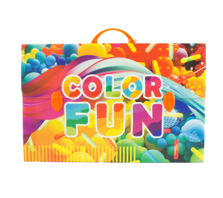 Valigetta Polionda Color - 28 x 39 cm - dorso 8 cm - fantasie assortite - Balmar 2000 - 100501097 - DMwebShop - 2