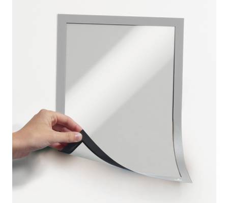 Cornice Duraframe Magnetic - A4 - 21 x 29,7 cm - argento - conf. 5 pezzi - Durable - 4869-23 - 86912CNF01 - DMwebShop - 1