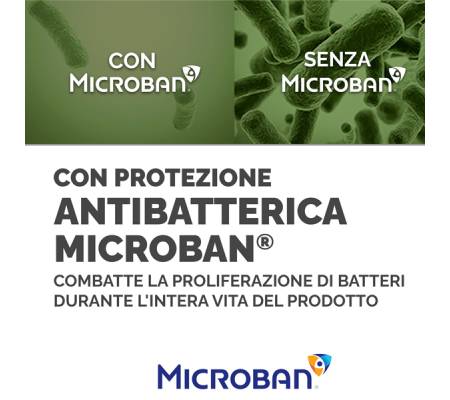 Mousepad con poggiapolsi in FoamFusion Microban PlusTouch - nero - Fellowes - 9252003 - 43859718917 - DMwebShop - 2