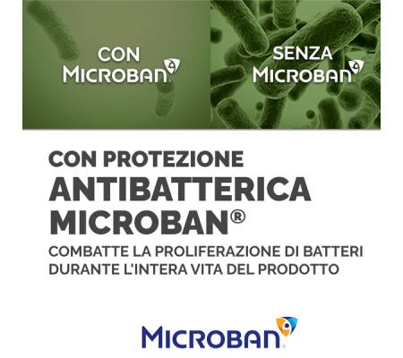 Poggiapolsi da tastiera in FoamFusion Microban PlusTouch - nero - Fellowes - 9252103 - 43859718924 - DMwebShop - 2