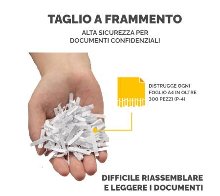 Distruggidocumenti LX-25 - a frammenti - nero - Fellowes - 4170501 - 43859769018 - DMwebShop - 3