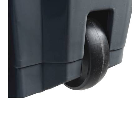 Contenitore mobile Ecoconti - a pedale - 80 lt - plastica riciclata - grigio-blu - Medial International - 912875 - 8056324539315 - DMwebShop - 1