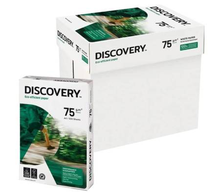 Carta bianca per stampanti multifunzione -  A4 - 75 gr - pallet da 61 scatole - 305 Risme - Discovery - DI75A4-305 - 2