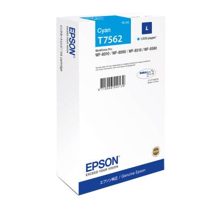 Epson Tanica - ciano - T7562 - 14 ml - Epson - C13T75624N - 8715946726922 - DMwebShop