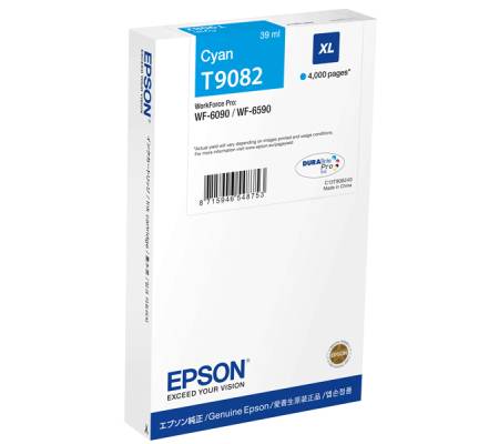 Epson Tanica - ciano - T9082 - 39 ml - Epson - C13T90824N - 8715946727004 - DMwebShop