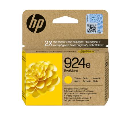 Cartuccia ink originale - 924e - giallo - 800 pagine - Hp - 4K0U9NE - 196786147494 - DMwebShop