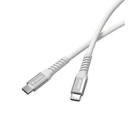 Cavo USB-C to USB-C - 100W - grigio - 38154 - 120 cm - Verbatim - 31854 - 23942318545 - DMwebShop - 1