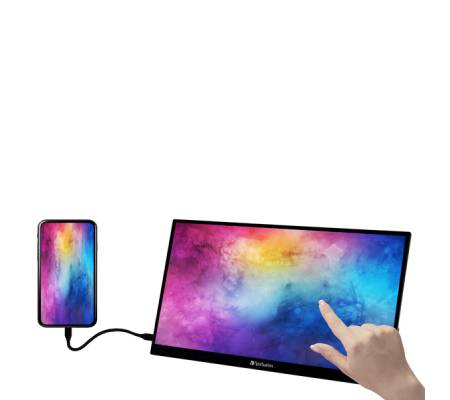 Monitor Portatile 14' Touchscreen Full HD 1080p - Verbatim - 49591 - 23942495918 - DMwebShop - 2