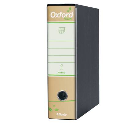 Registratore Oxford Green G83 - dorso 8 cm - commerciale 23 x 30 cm - avana - conf. 6 pezzi - Esselte - 397830501 - 8004157305010 - DMwebShop - 2